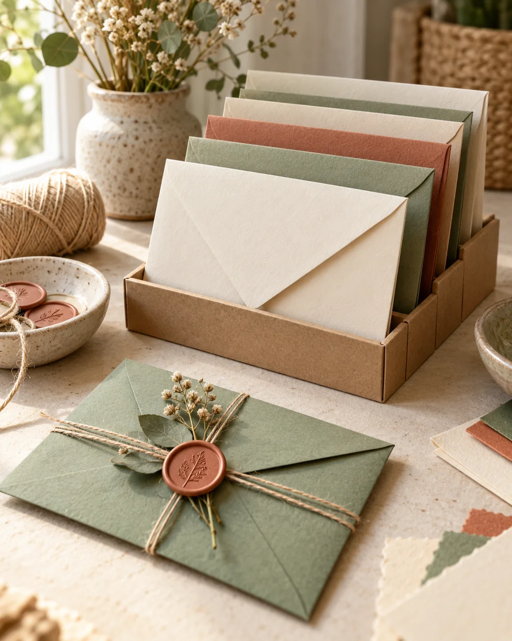 AI-generated concept image for build a cardboard envelope drying rack