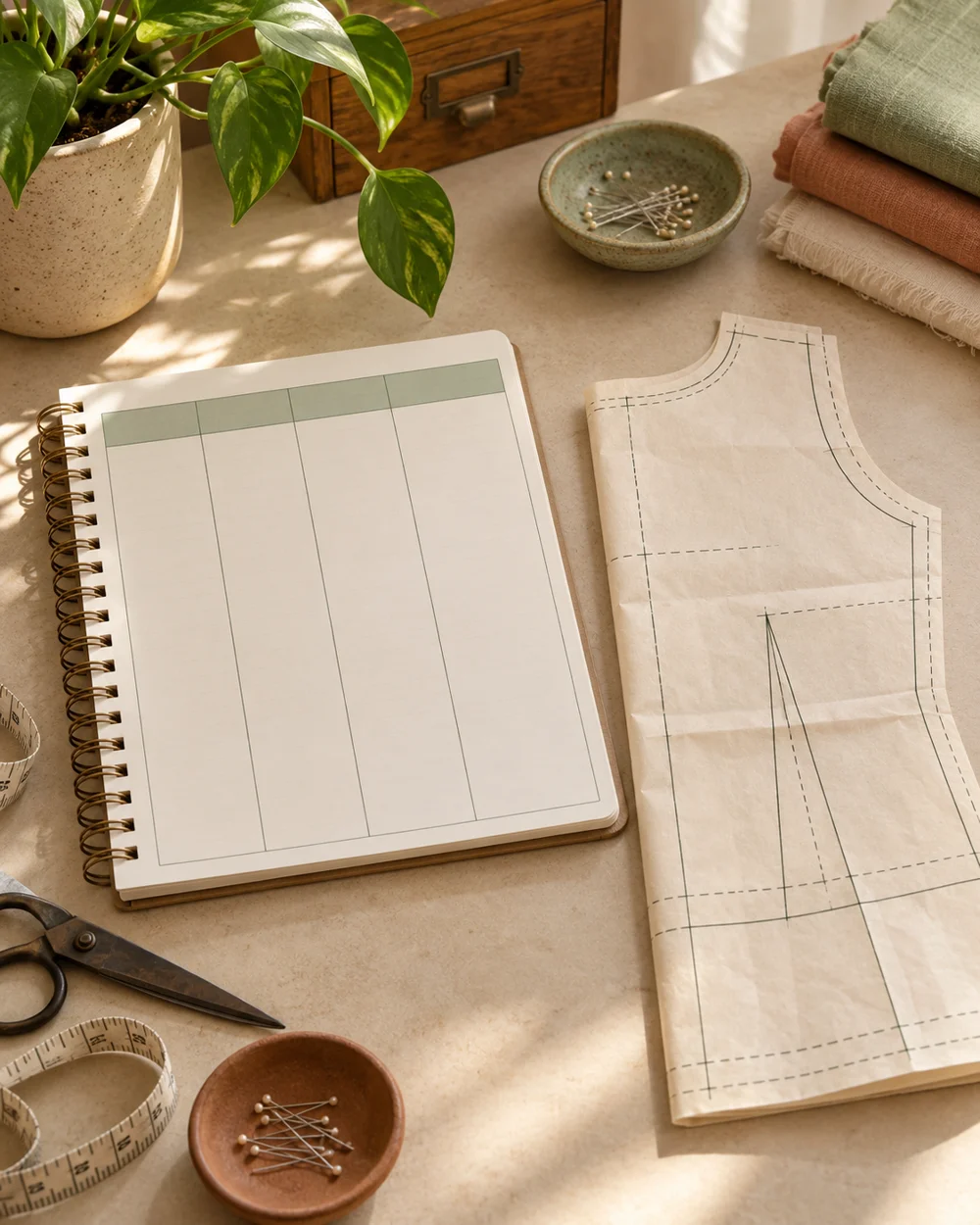 AI-generated concept image for create a pattern errata journal