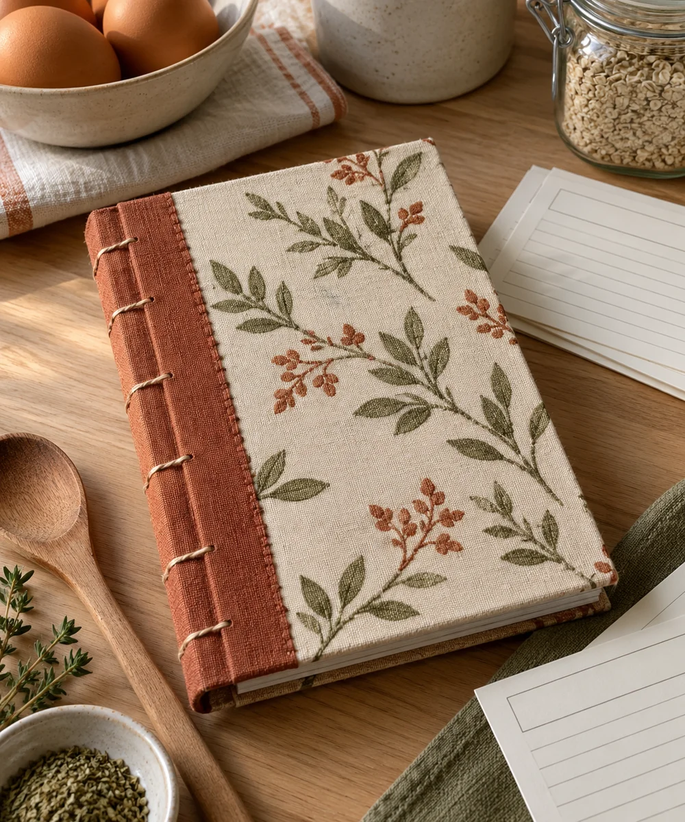 AI-generated concept image for create a recipe notes journal