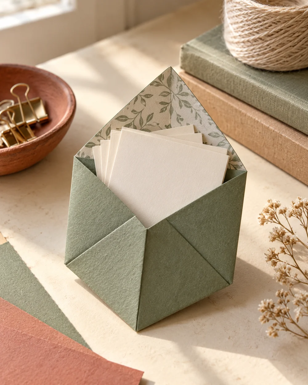 AI-generated concept image for fold a paper diamond pocket