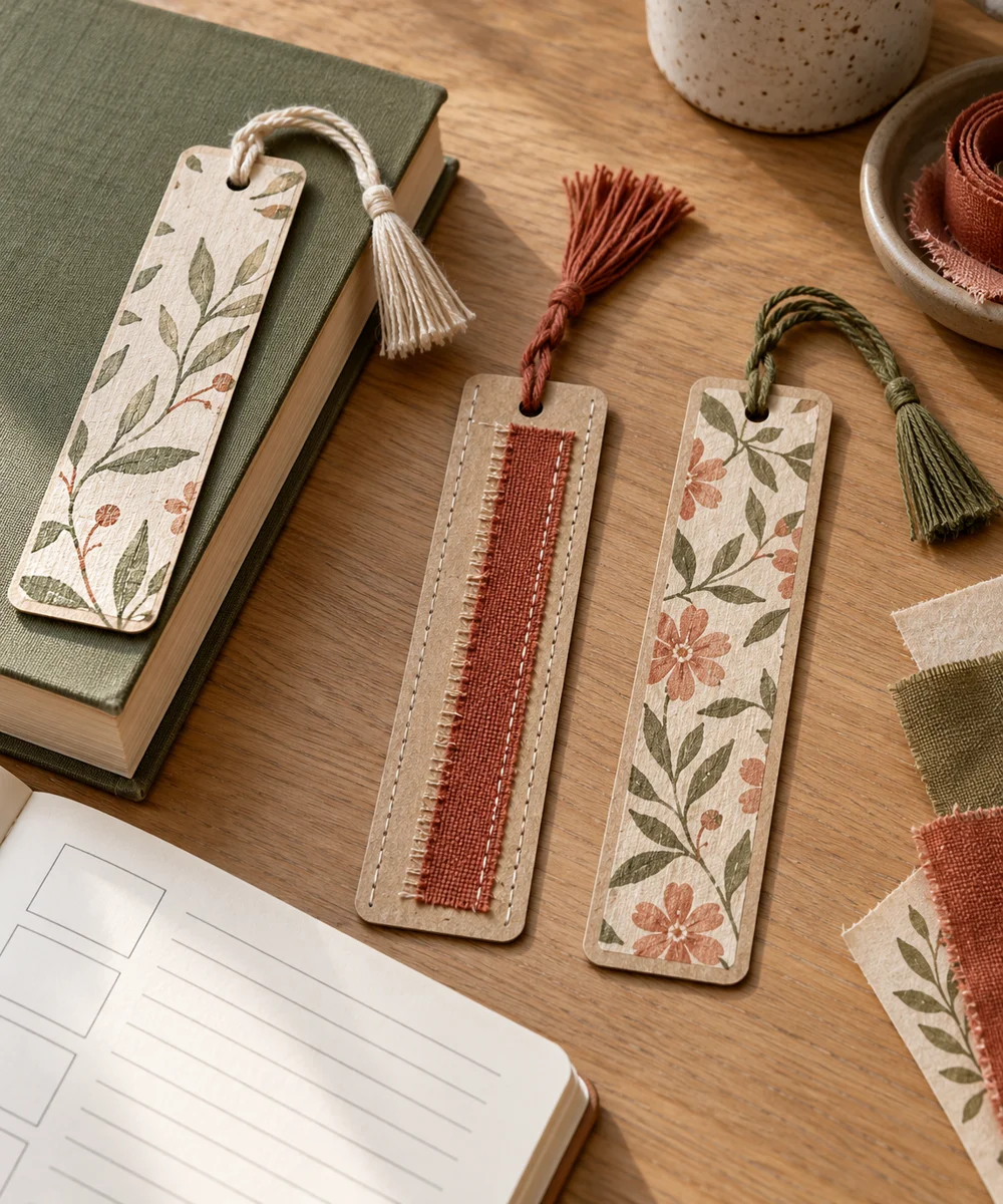 AI-generated concept image for make a cardboard bookmark template