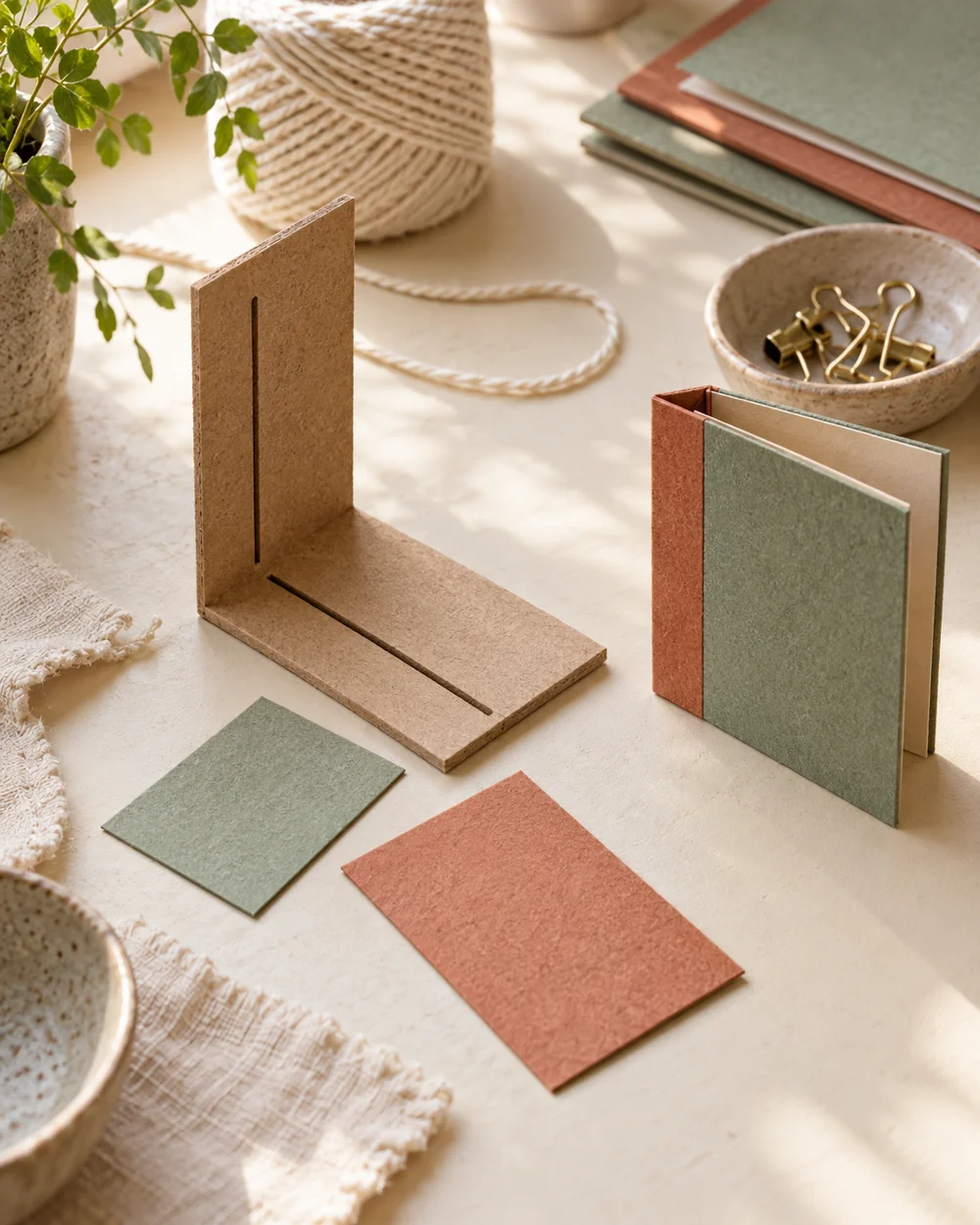 AI-generated concept image for make a cardboard corner squaring jig