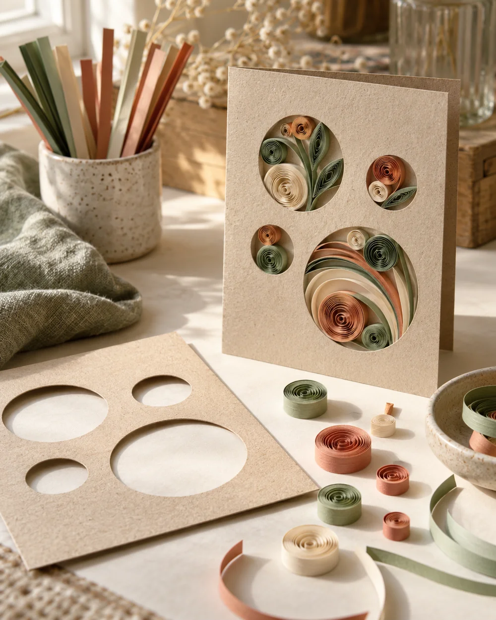 AI-generated concept image for make a cardboard paper curling gauge