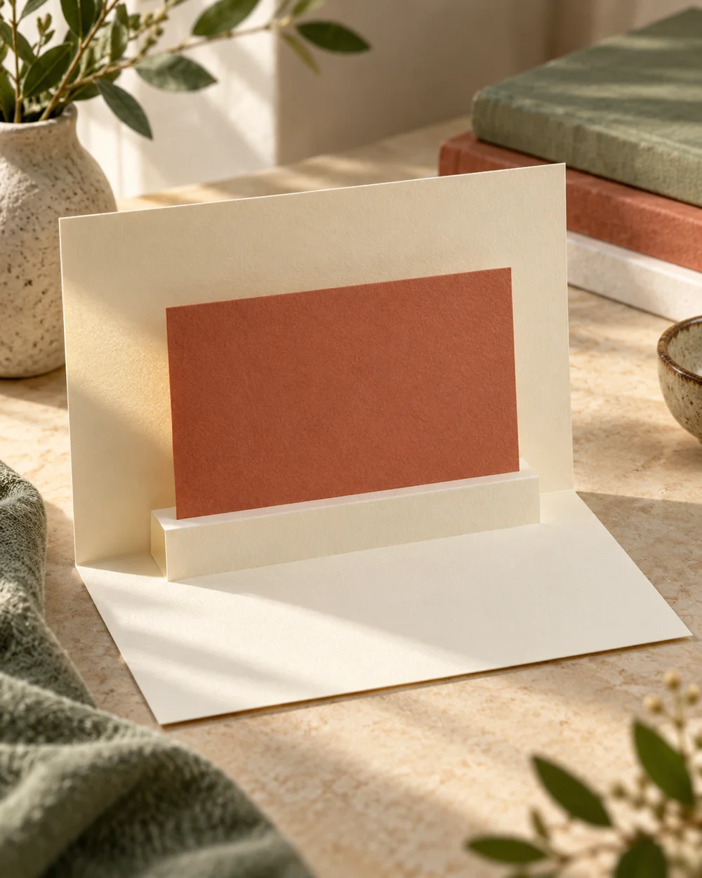 AI-generated concept image for make a paper pop-up step card