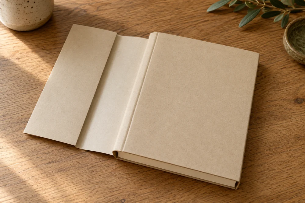 AI-generated concept image for make a paper sleeve for a notebook