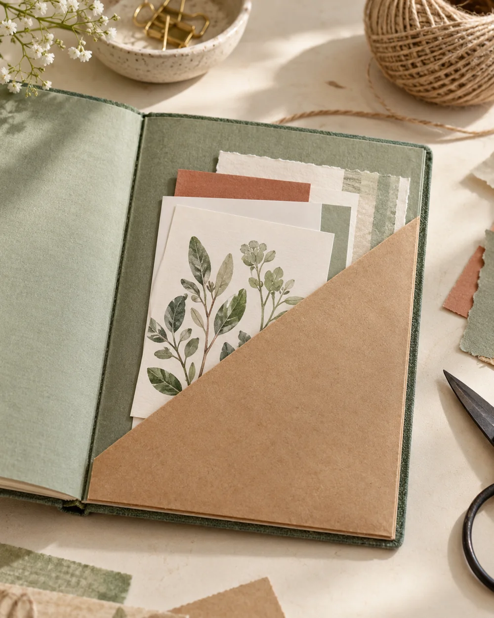 AI-generated concept image for make a triangular paper desk pocket
