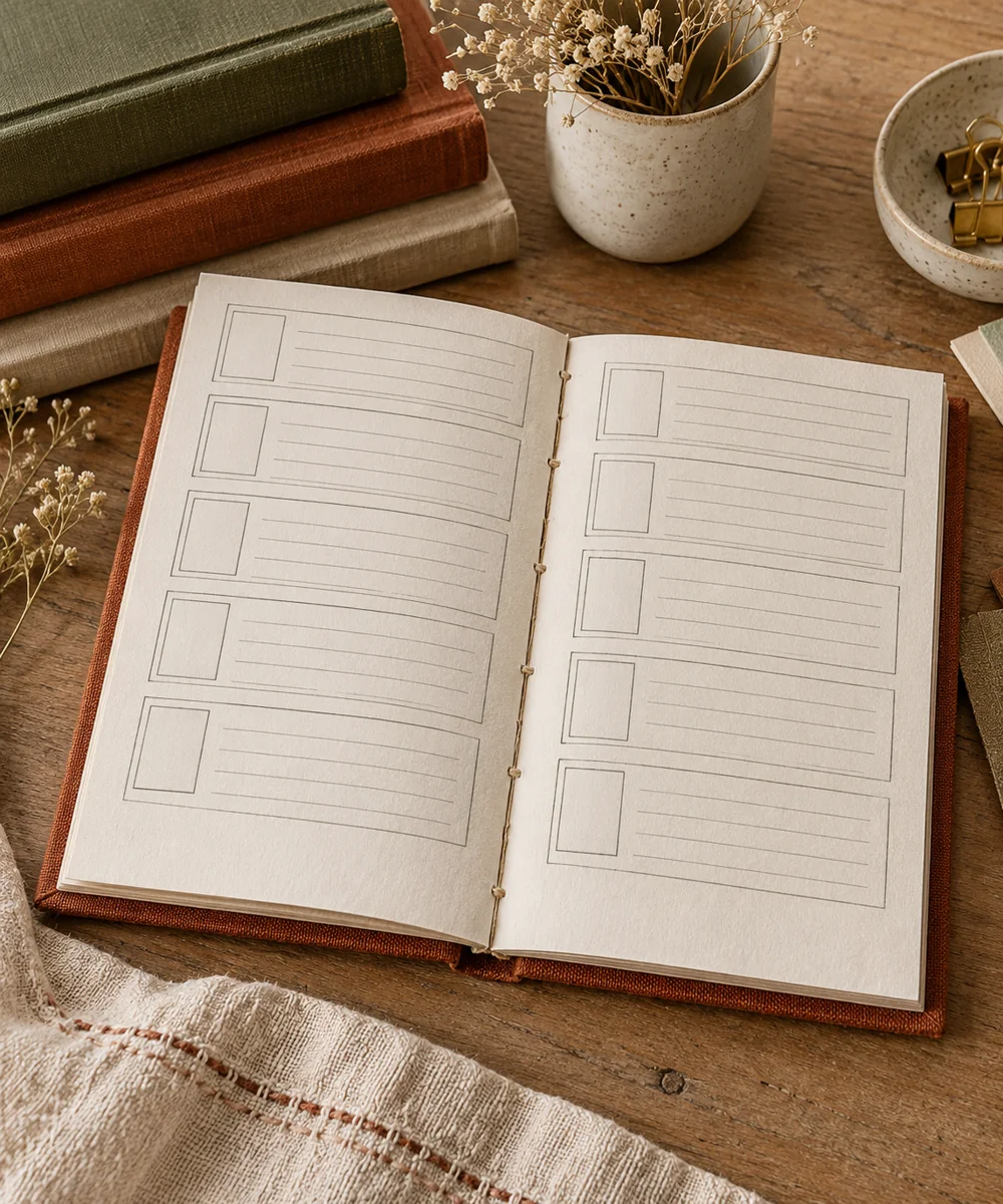 AI-generated concept image for make a yearly book index