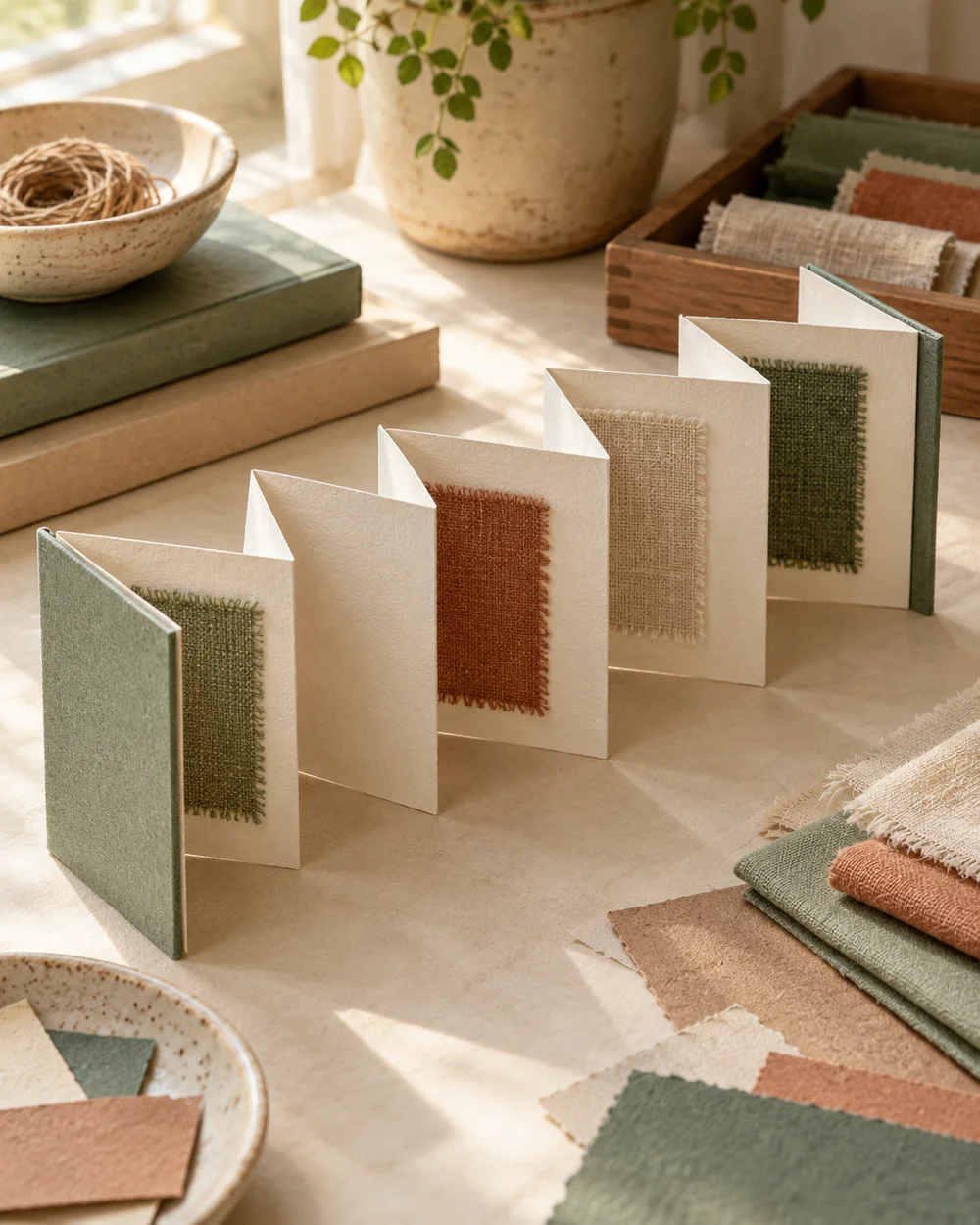 AI-generated concept image for make an accordion paper sample index