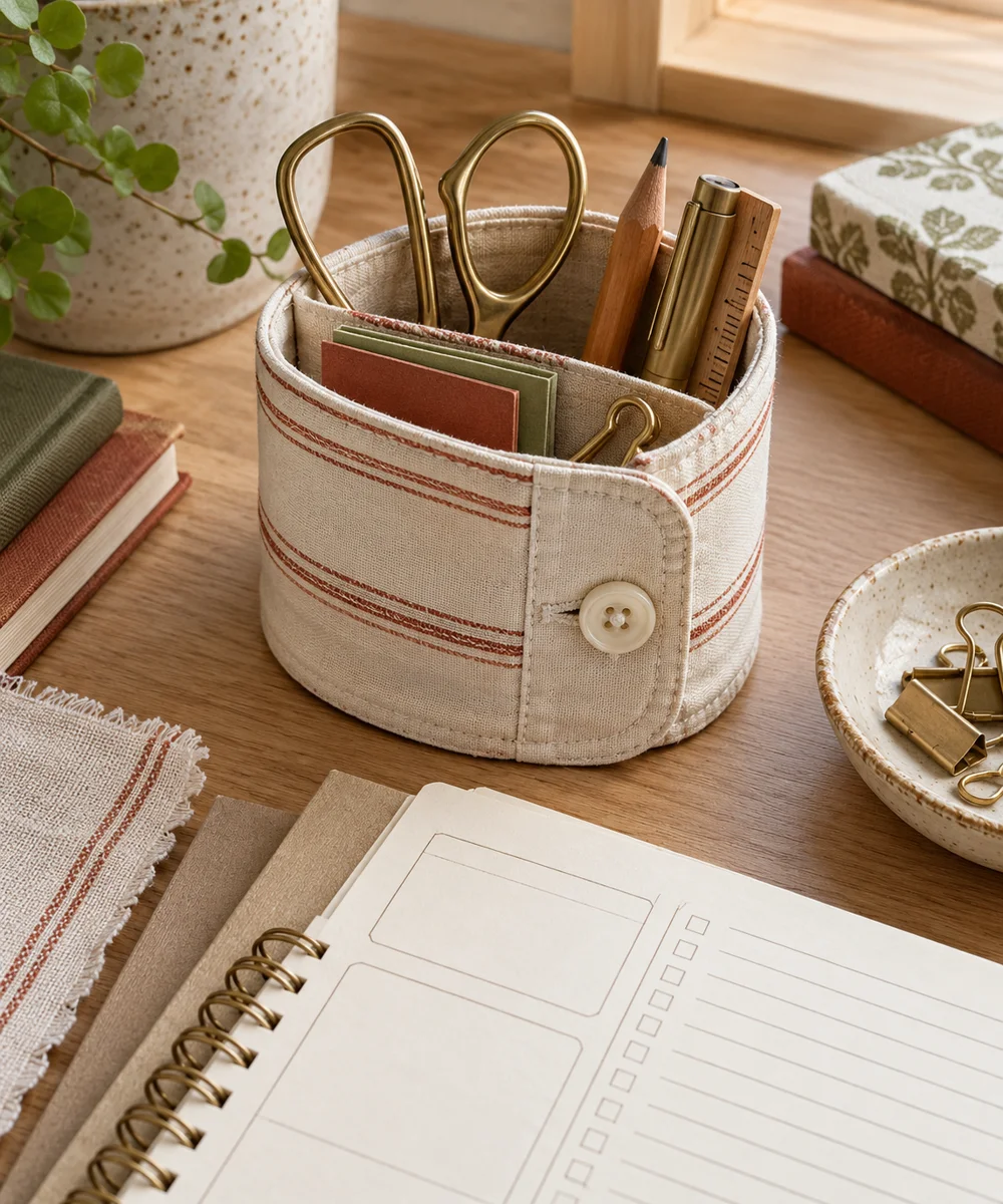 AI-generated concept image for turn a shirt cuff into a small organizer band